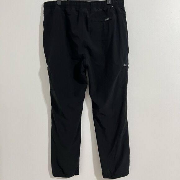 Eddie Bauer Women's Lined Pull On Pants Size 14 Black Polar Fleece Outdoor Hike - Picture 4 of 8
